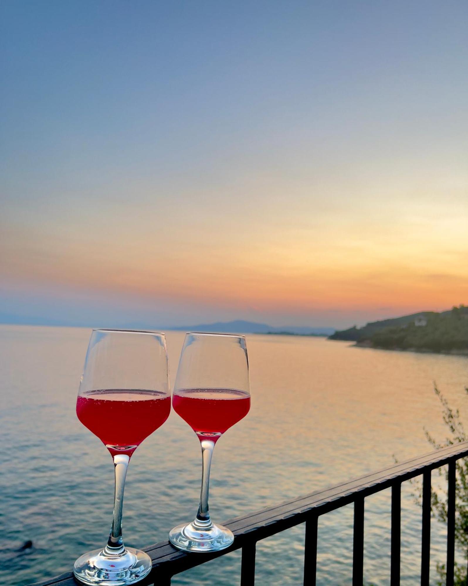 Sunset Of Pelion Vila Káto Gatzéa Exterior foto