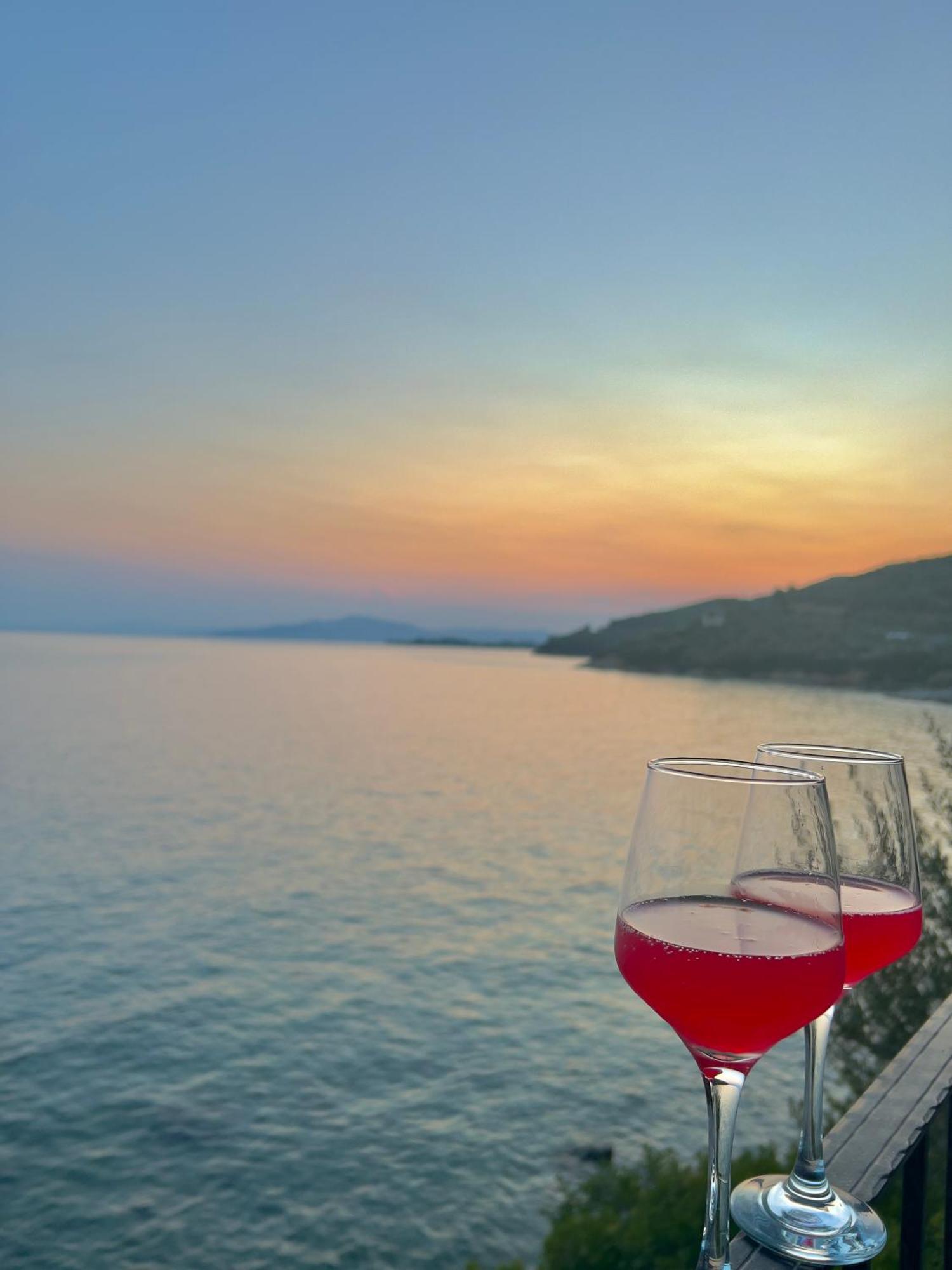 Sunset Of Pelion Vila Káto Gatzéa Exterior foto