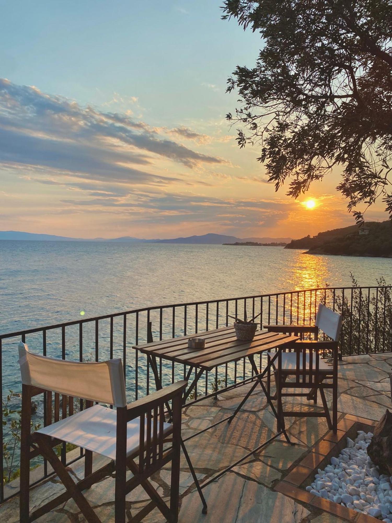 Sunset Of Pelion Vila Káto Gatzéa Exterior foto
